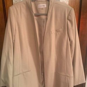 Calvin Klein long blazer size 24